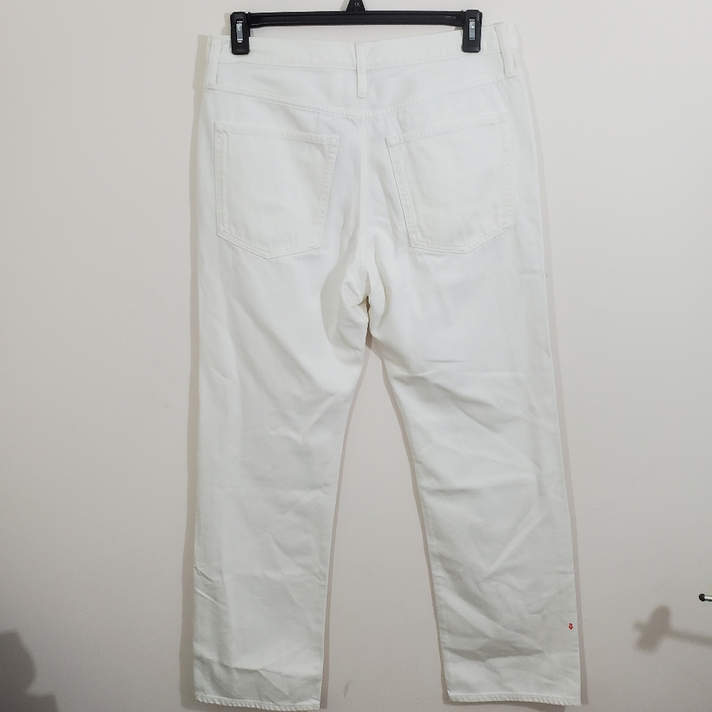NWT J. Crew Jeans Mid-rise Straight 1984 Rigid Denim White Size 30 - Picture 12 of 12
